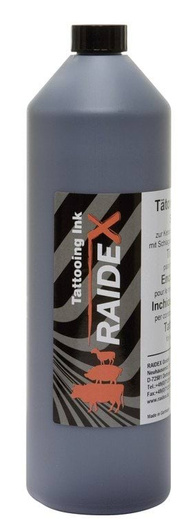 Tusz do tatuowania Raidex, czarny, 500 ml