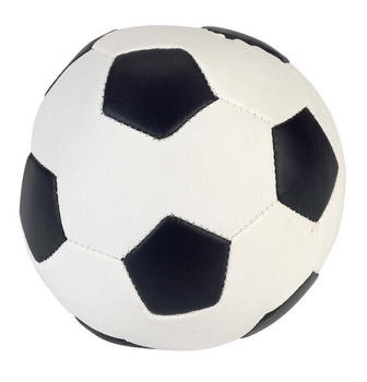 Zabawka dla psa, piłka futbolowa, miękka, 11 cm, Kerbl