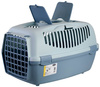 Transporter Gulliver 3 z plastikowymi drzwiczkami, 61 x 40 x 38 cm, niebieski/szary, 12 kg, Stefanpl