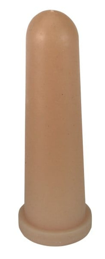 Smoczek lateksowy do wiadra do pojenia cieląt, 100 mm, beżowy, z nacięciem, 10 szt., Kerbl