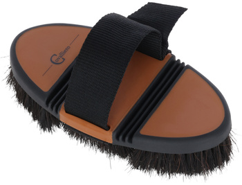 Szczotka Flex HorseHair 2K, brązowy/czarny, 18,5 cm, Covalliero