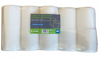 Gąbka do czyszczenia instalacji udojowych, 80 x 90 mm, 10 szt., Canagri