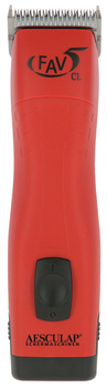 Maszynka do strzyżenia małych zwierząt FAV5 CL, 1 akumulator, czerwony, Aesculap
