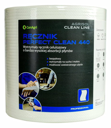 Ręcznik papierowy Perfect Clean 440, Agrisol Clean Line, Can Agri