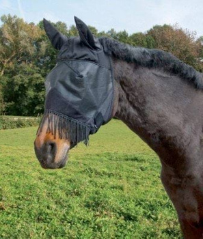 Maska przeciwowadowa dla konia z uszami i frędzlami, różne rozmiary (od Pony do Full), Covalliero
