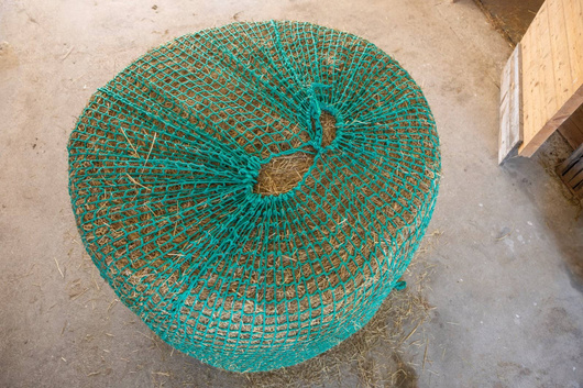 Siatka na siano do bel, do zawieszania, zielony, 125 x 160 cm, oczko 4,5 cm