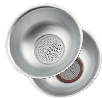 Cedzidło aluminiowe Ø 125, małe, kpl