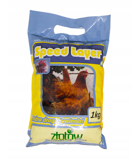 Pasza dla niosek Speed Layer - Dopalacz nieśności  – 5 x 1 kg