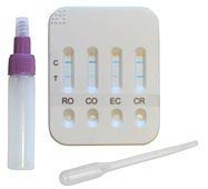 Test wykrywający przyczyny biegunki u cieląt i krów, 5 szt., Kerbl