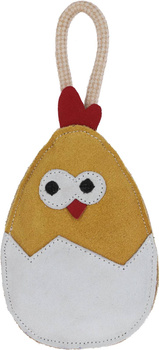 Zabawka dla psa Jajko, skóra, 25 x 13 x 3 cm, Kerbl