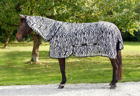 Derka przeciwowadowa dla konia RugBe Zebra, 145 cm, Covalliero