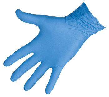 Rękawice nitrylowe Nitrile Sensitive, różne rozmiary (od S do XL), niebieskie, 100 szt, Kerbl