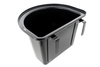Żłób na paszę z zawiesiem, 12 l, czarny, Kerbl