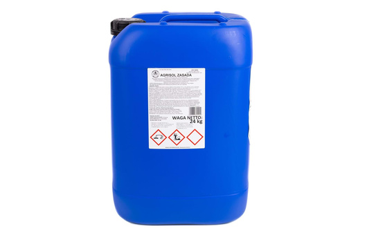 Zasadowy preparat myjąco - dezynfekujący Agrisol Zasada, 24 kg, Canagri