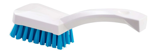 Szczotka w kształcie trapezu, z rączką, 26 cm, biały
