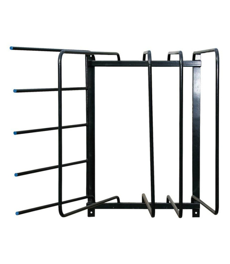 Wieszak na derki i czapraki, 5 ramion, czarny, Kerbl