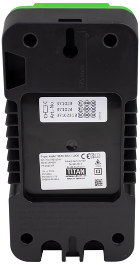 Elektryzator uniwersalny TITAN DUO 1000 dla koni, bydła i małych zwierząt, 1,0 J, Kerbl