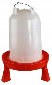 Poidło dla drobiu 12 litrów, zakręcane, z nóżkami