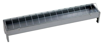 Karmidło dla drobiu ocynkowane 75 x 10 cm