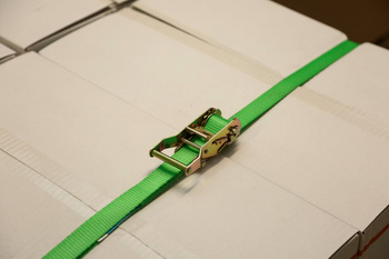 Pas transportowy jednoczęściowy z napinaczem, 5m x 25mm, 1500 kg, 1,5 kN