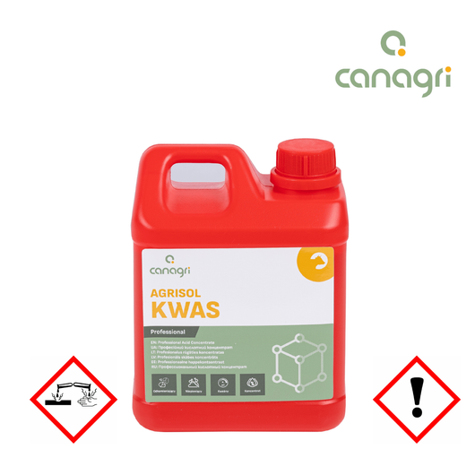 Kwaśny preparat myjący Agrisol Kwas 2.0, 2 kg, Canagri
