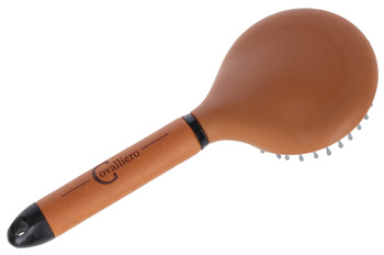 Szczotka do grzywy Deluxe, brązowy/czarny, 24,5 cm, Covalliero