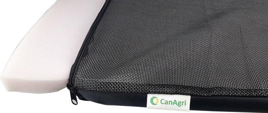 Mata do dezynfekcji, 80 x 60 x 3 cm, czarna, Canagri