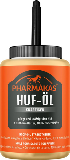 Olej do kopyt dla Pedokur, Kräfitger, z pędzelkiem, 475 ml, Pharmakas Horse