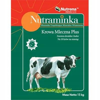 Witaminy bydło NUTRAMINKA KROWA MLECZNA PLUS 15kg