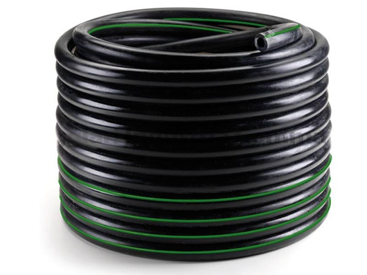 Przewód mleczny gumowy, 16 x 27 mm, 1 m, zielony pasek, Spaggiari