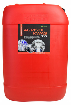 Kwaśny preparat myjący Agrisol Kwas 2.0, 24 kg, Canagri