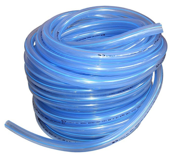 Przewód mleczny PVC, 16 x 26 mm, 1 m, 4 niebieskie paski, Spaggiari