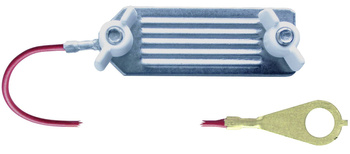 Przewód przyłączeniowy taśma 40 mm-elektryzator, 130 cm, Kerbl