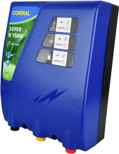 Elektryzator sieciowy Corral N 15000, na dziki, dla koni, byków, bydła, owiec i kóz, 20,0 J