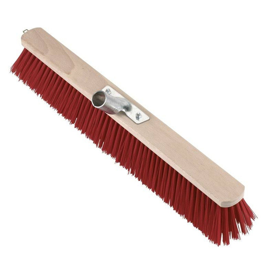 Szczotka z uchwytem na kij Profi, 60 cm, czerwona, Kerbl