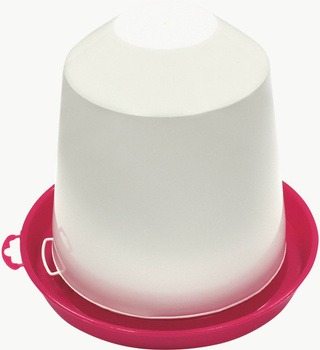 Poidło dla drobiu, 5 l, różowo-białe, Novital