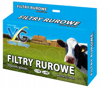 Filtry rurowe do mleka Family Farm ø 320/ 200 szt