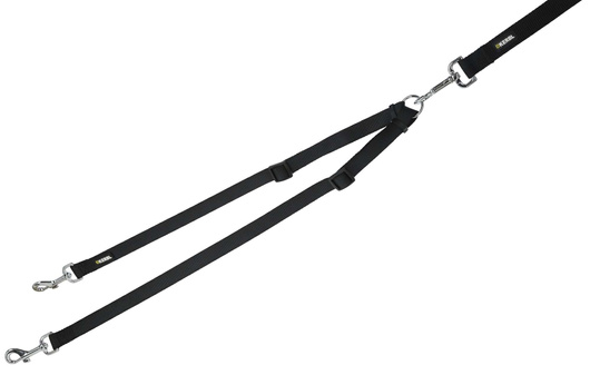 Smycz dla psa Miami rozdzielacz, 40 - 70 cm x 20 mm, czarna, Kerbl