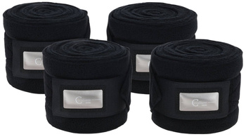 Owijki polarowe dla konia Covalliero Therm, czarny, 4 szt, Covalliero