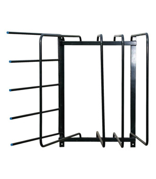 Wieszak na derki i czapraki, 5 ramion, czarny, Kerbl