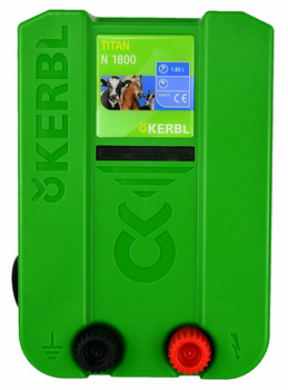 Elektryzator sieciowy TITAN N 1800, dla koni, bydła, trzody, 1,8 J, Kerbl