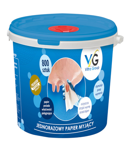Papier do mycia i pielęgnacji wymion 800 szt