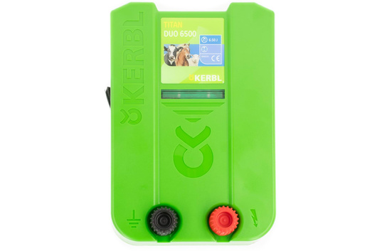 Elektryzator uniwersalny TITAN DUO 6500, na dziki, dla koni, bydła, owiec i kóz, 6,5 J, Kerbl