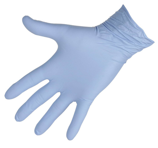 Rękawice nitrylowe Nitrile Top Pro, rozmiary S - XXL, niebieskie, 100 szt., Kerbl