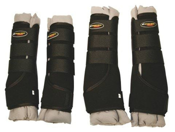 Ochraniacze stajenno-transportowe dla konia, 4 szt., roz. Full, Covalliero