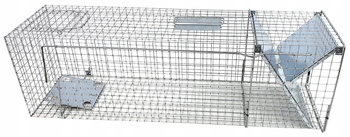 Żywołapka na lisy, kuny, tchórze, koty, bobry, wydry102x29x31 cm