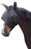 Maska przeciwowadowa dla konia, z uszami, FinoStretch, czarny, różne rozmiary (od Pony do Full), Covalliero