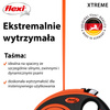 Smycz dla psa Flexi Xtreme, taśma, pomarańczowa, różne rozmiary, różne długości