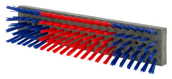 Szczota do czochradła dla bydła, 50 x 10 cm, niebiesko-czerwona, Kerbl