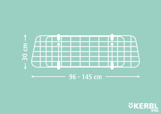 Kratka samochodowa dla psa, 30 x 96-145 cm, Kerbl